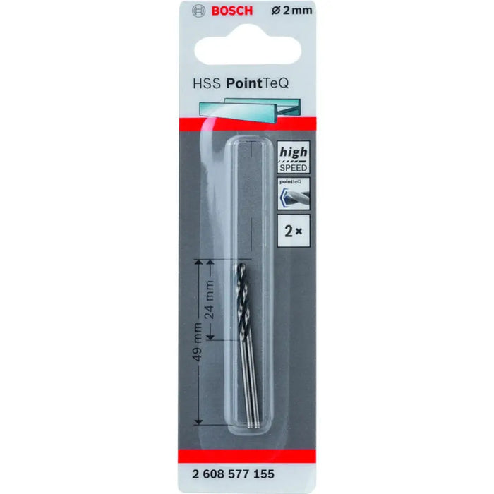 СВРЕДЛО ЗА МЕТАЛ BOSCH HSS PointTeQ 2x24x49