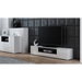 Стойка за телевизор Cama VIVA 180 бяло/бял гланц + черен