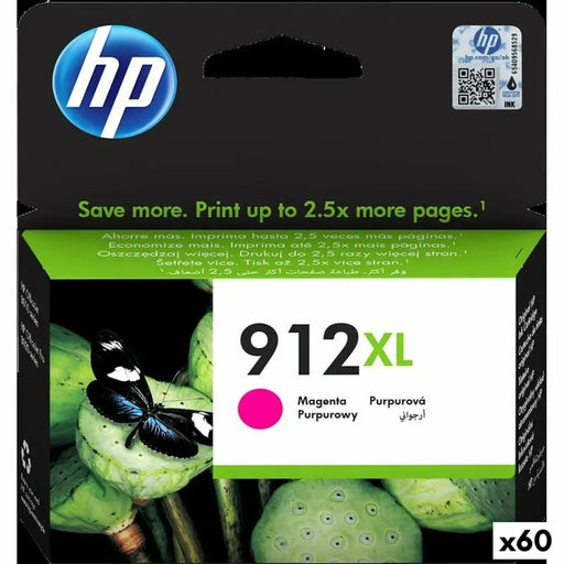 Оригиална касета за мастило HP 912XL Пурпурен цвят (60 броя)