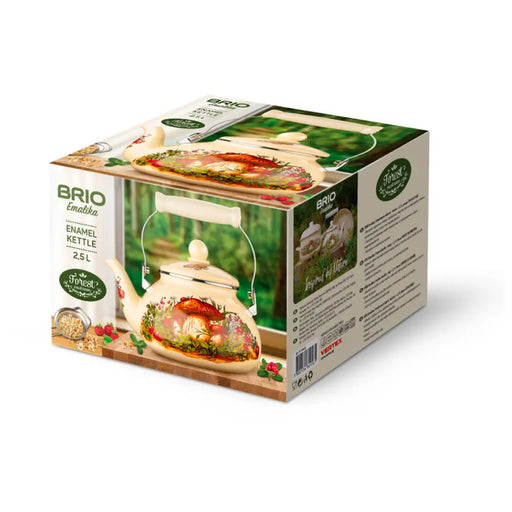 ЧАЙНИК 2.5L ЕМАЙЛИРАН BRIO ГОРСКИ ГЪБИ