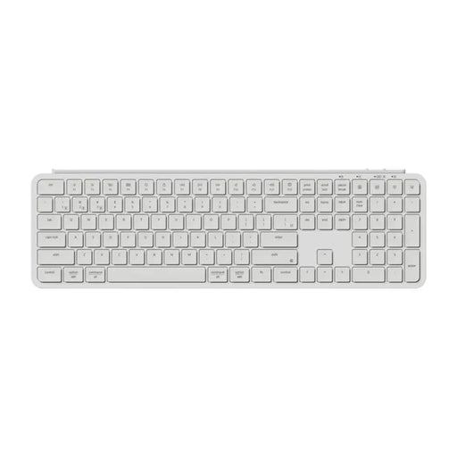 Безжична клавиатура Keychron B6 Pro Ultra Slim 2.4G бяла