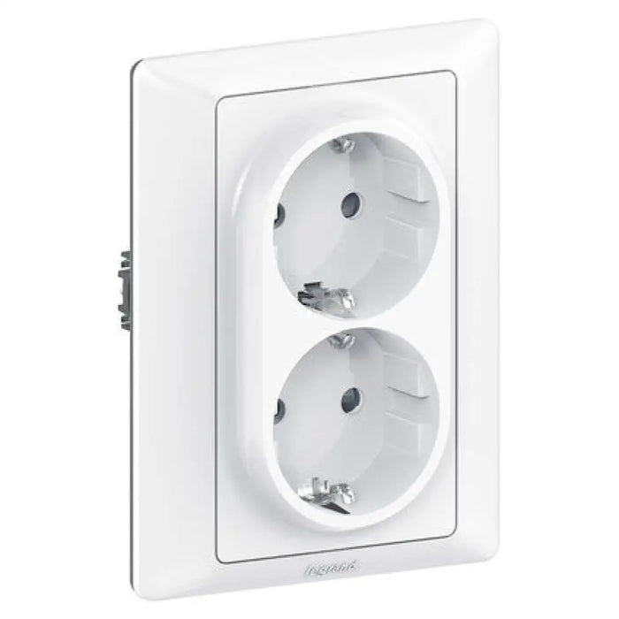 КОНТАКТ ДВОЕН МЕХАНИЗЪМ БЯЛ LEGRAND Valena Life