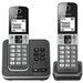 Безжичен телефон Panasonic KX-TGD322 Бял Черен Черен/Сив