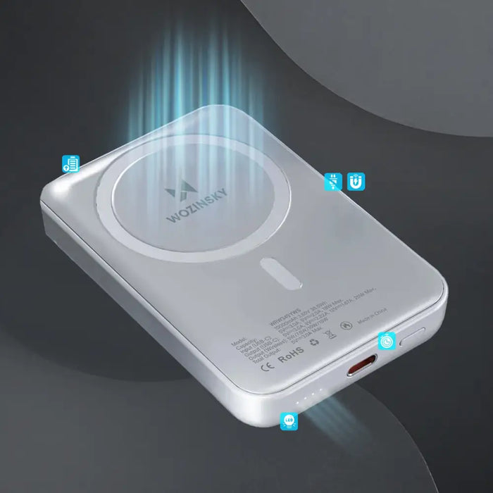 Wozinsky WRW349YWS 10 000 mAh магнитна Преносима батерия