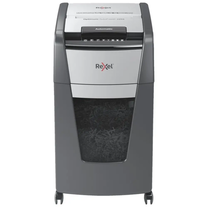 Шредер за хартия Rexel Optimum AutoFeed + 225X Кръстосано