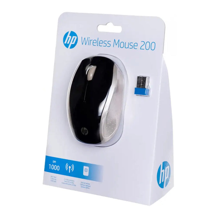 Мишка HP 200 RF безжична оптична 1000 DPI двустранна
