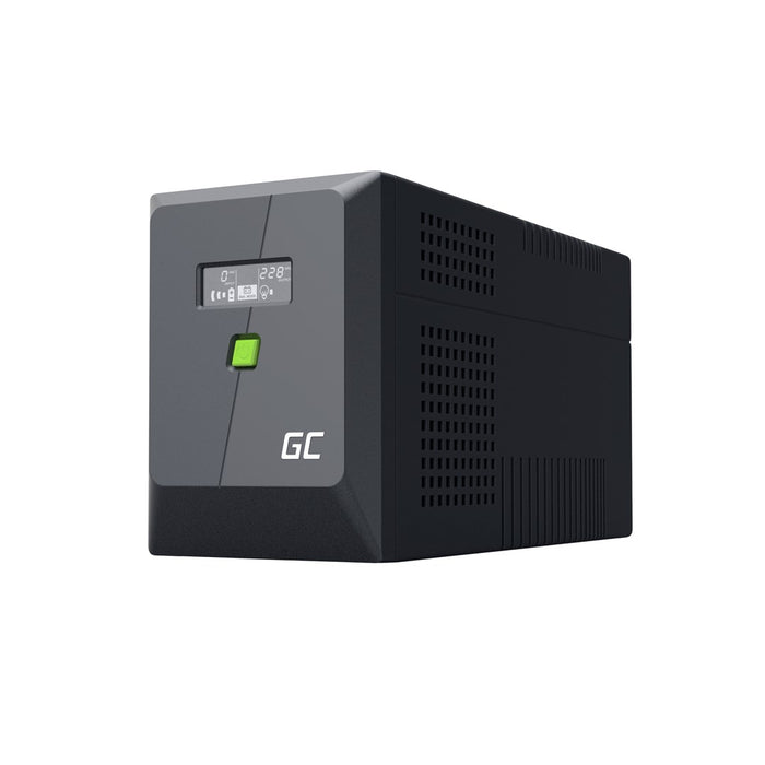 Green Cell непрекъсваемо захранване (UPS) Line-Interactive 1,5 kVA 900 W 4 AC контакт(а)