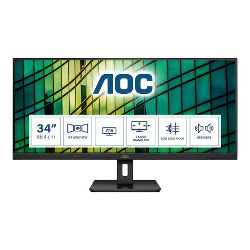 Монитор AOC Q34E2A 34inch 21:9 2560x1080 1000:1 HDMI DP