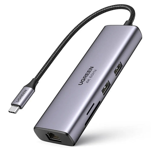 7в1 хъб Ugreen USB Type - C 2x 3.2 Gen 1 / HDMI 4K 60Hz