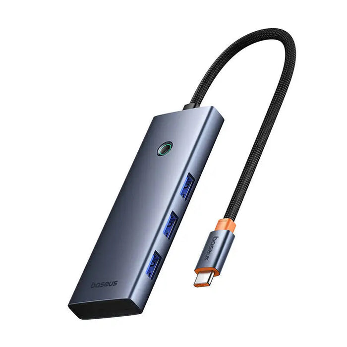 7в1 хъб Baseus UltraJoy USB-C към HDMI VGA 4x USB 3.0 PD сив