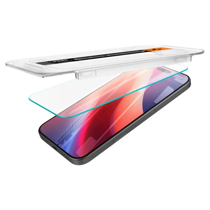 Закалено стъкло Spigen Glas.tR EZ Fit за iPhone 16 Pro - 2