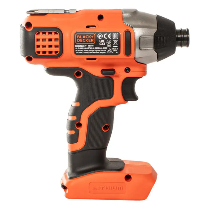 АКУМУЛАТОРЕН УДАРЕН ВИНТОВЕРТ BLACK&DECKER BDCIM18D1A-QW 18