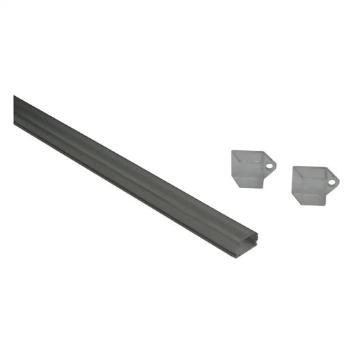 АЛУМИНИЕВ ПРОФИЛ ЗА LED ЛЕНТА П-ОБРАЗЕН МАТ ПРОЗРАЧЕН 1M