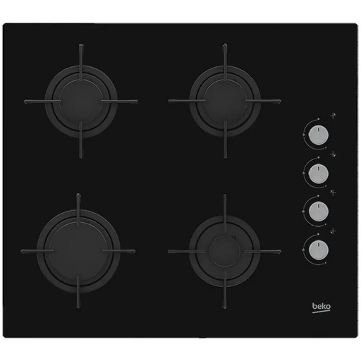 Котлон Beko HILG64120S Черен Вграждане 60 см Газ 4 зони