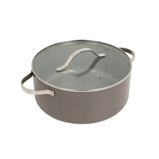 Гювеч с капак MAESTRO MR-4009 (MR-4009-20) 20 см 2.3 л Сив