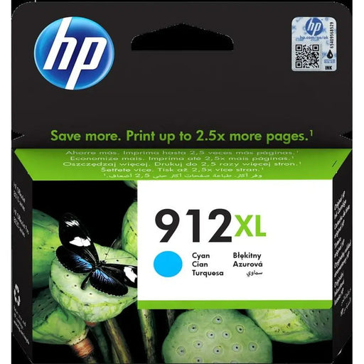 Оригиална касета за мастило HP 912XL Синьо-зелен (60 броя)
