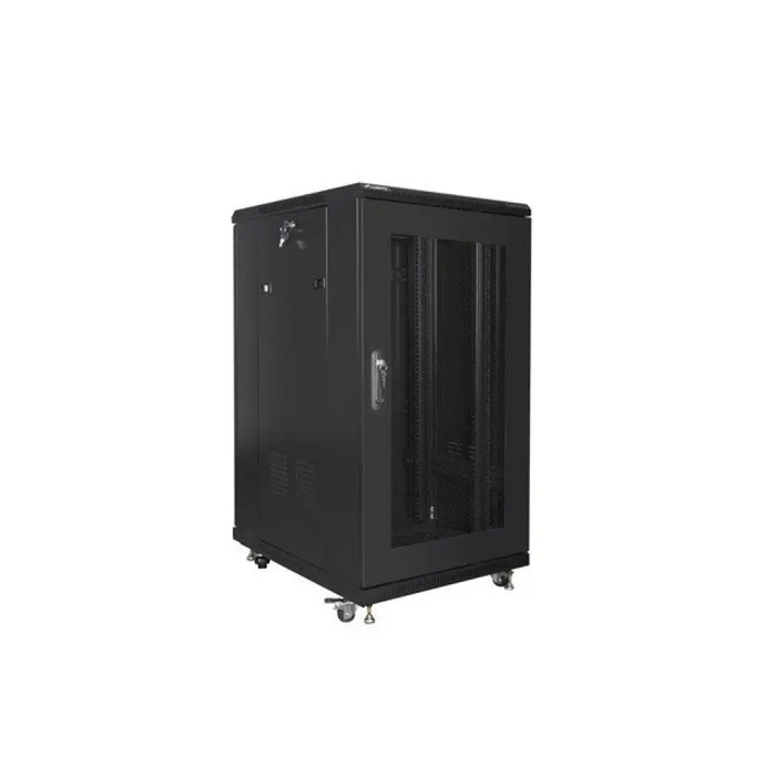 Lanberg стелаж шкаф 19’’ свободно стоящ 22U/600x800 (плосък