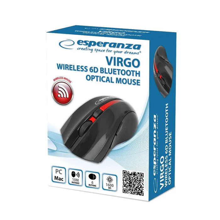 Безжична Bluetooth 6D мишка Esperanza EM129R черна
