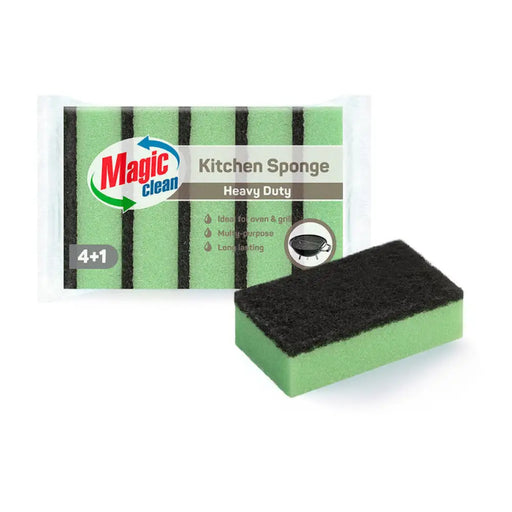 ДОМАКИНСКА ГЪБА ЗА ПЕЧКИ СКАРИ И ГРИЛ 4 + 1 MAGIC CLEAN