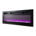 RTV EVA шкаф с електрическа камина 180x40x52 см черно/черно