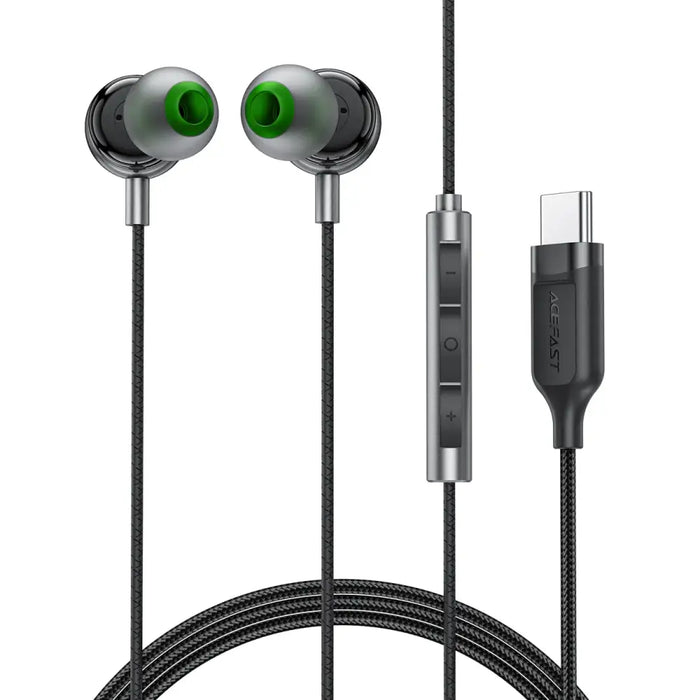 Acefast L5 кабелни слушалки за поставяне в ушите USB-C 1,2