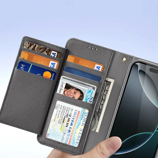 Кожен калъф Dux Ducis Lawa за iPhone 16 Pro със свалящ