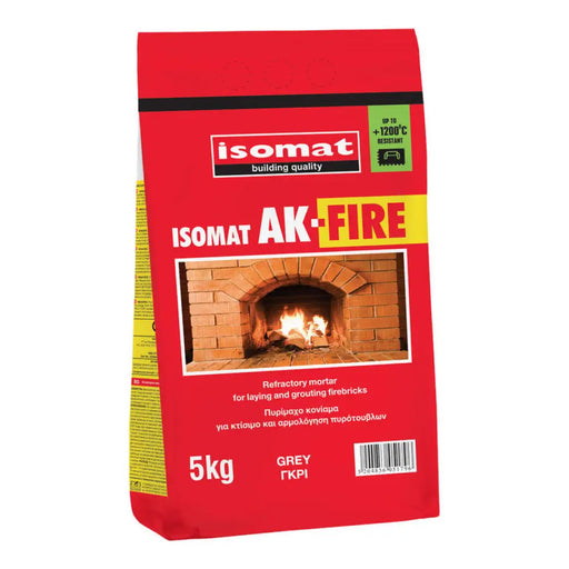 ОГНЕУПОРНА ЦИМЕНТОВА СМЕС ЗА ЗИДАНЕ И МАЗАНЕ ISOMAT AK-FIRE