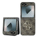 Кожен 4G метален лого калъф Guess за Samsung Galaxy Z Flip