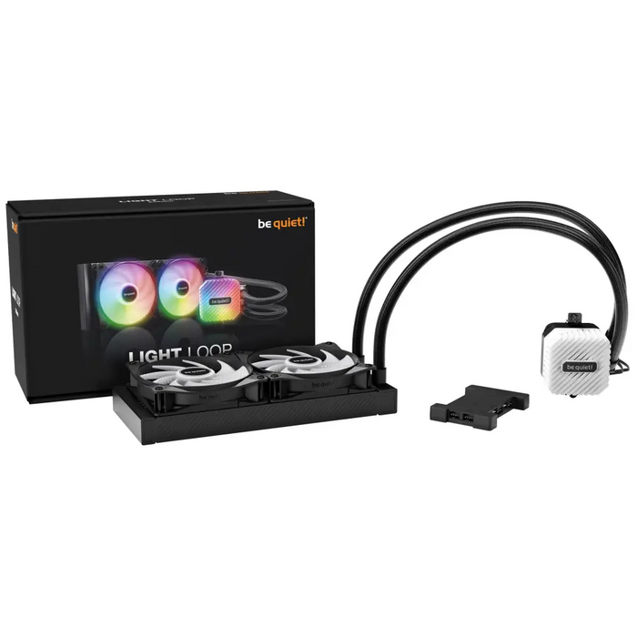 мълчи! LIGHT LOOP 240 мм черен процесор Всичко в едно течен