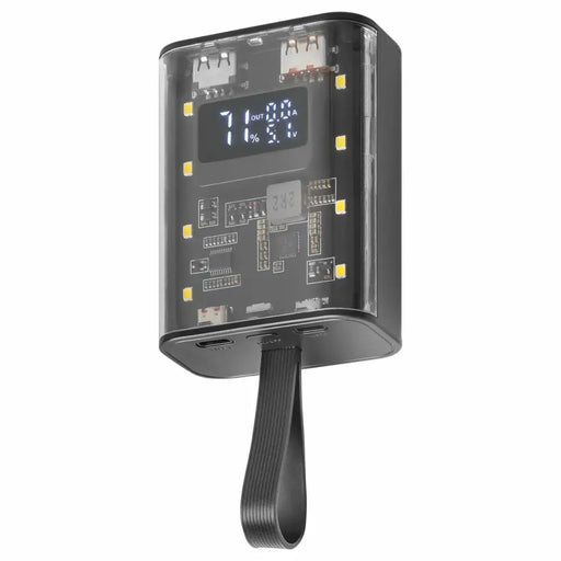 Преносима батерия Powerbank Mars Gaming MPK10K Черен 10000