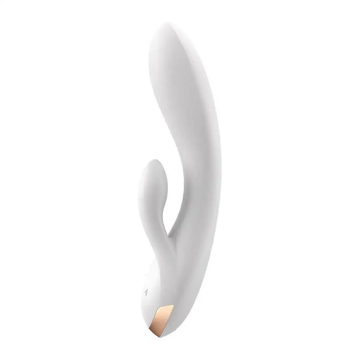 Вибратор Satisfyer Double Flex с приложение бял