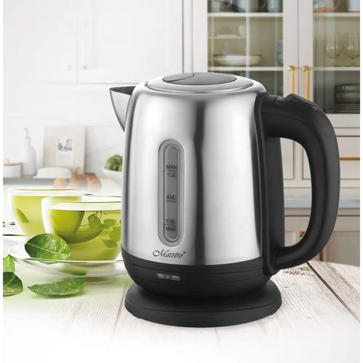 Електрическа кана MAESTRO MR-027 1.2 L 1630 W Steel Черна