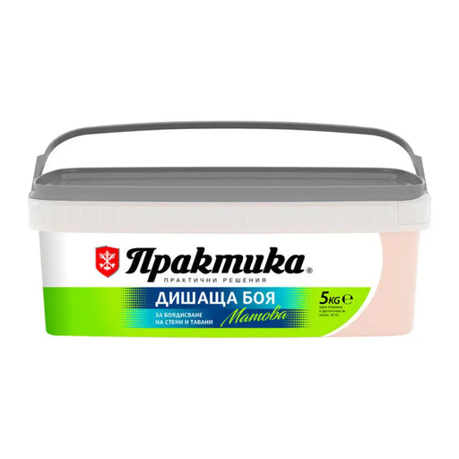 ИНТЕРИОРНА БОЯ ЦВЯТ МАГНОЛИЯ 5 KG PRAKTIKA