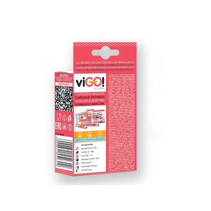 ХАРТИЕНИ ФОРМИ ЗА КЕКСЧЕТА 40 БР. STANDARD VIGO