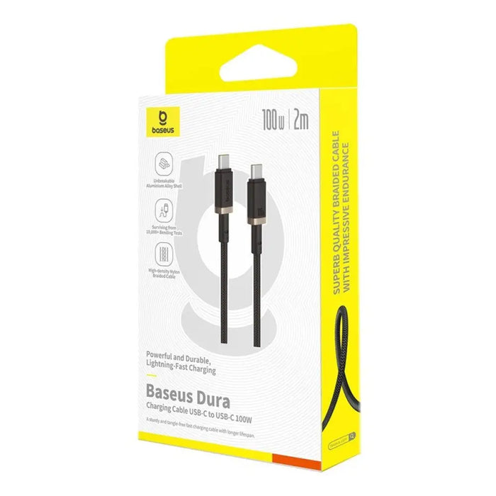 Кабел за бързо зареждане Baseus Dura Type C към Type C 100