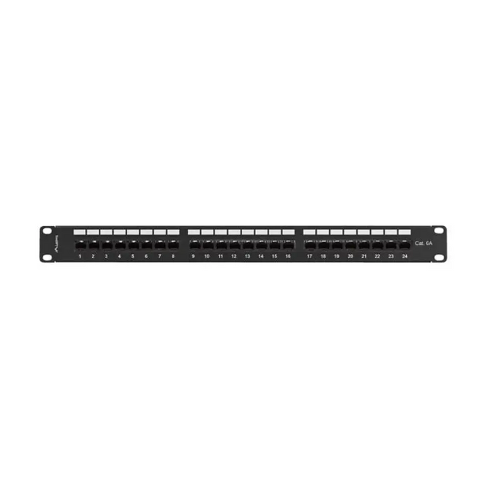 Пач панел Lanberg 24 порта 1U 19’’ CAT.6a utp с органайзер
