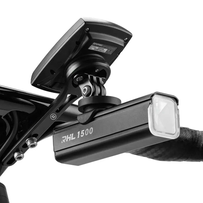 Стойка за велосипед Rockbros за Garmin / GoPro - черна