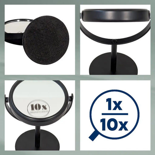 КОЗМЕТИЧНО ОГЛЕДАЛО ЧЕРНО KELA “SELENA“