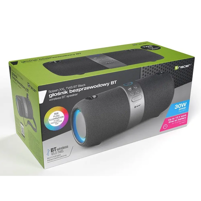 Стерео преносим високоговорител Tracer SPLASH XXL Черен 30 W