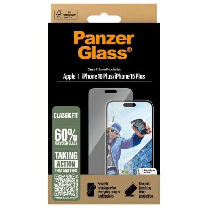 Стъклен протектор PanzerGlass iPhone 16 Plus 6.7’’ Classic