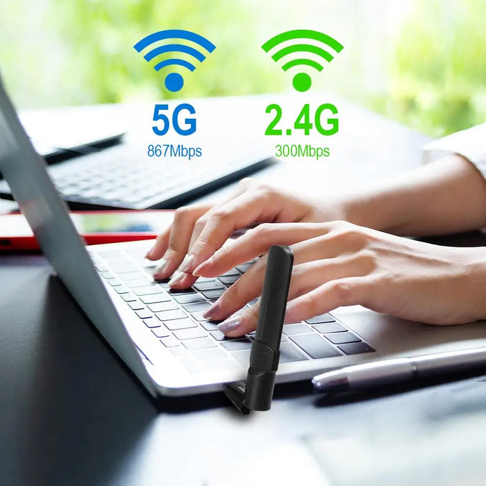 Безжичен адаптер EDIMAX EW-7822UAD USB Realtek 2.4Ghz/5GHz