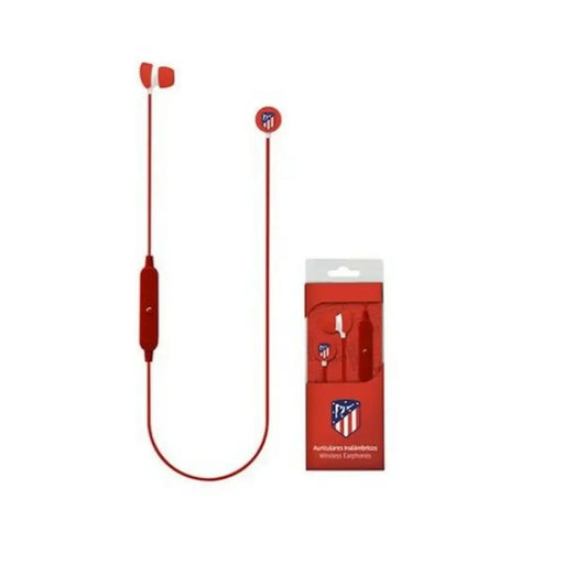 Блутут спортни слушалки с микрофон Atlético Madrid Червен