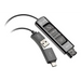 Кабел за слушалки HP Poly DA85 USB 24-пинов USB-C мъжки към
