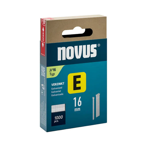 ПИРОНИ ЗА ТАКЕР ТИП J 16X1.2 ММ NOVUS 1000 БРОЯ