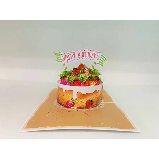 КАРТИЧКА ТОРТА С ЯГОДИ POP-UP ’ТОРТА С ЯГОДИ’ KIRIORI 10741