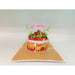 КАРТИЧКА ТОРТА С ЯГОДИ POP-UP ’ТОРТА С ЯГОДИ’ KIRIORI 10741