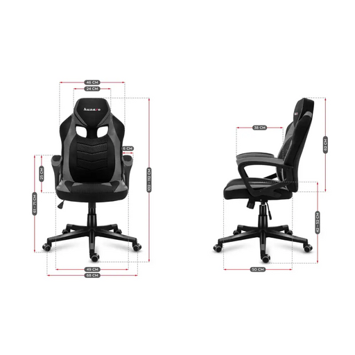 Huzaro FORCE 2.5 GREY MESH Геймърско кресло Мрежеста