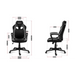 Huzaro FORCE 2.5 GREY MESH Геймърско кресло Мрежеста