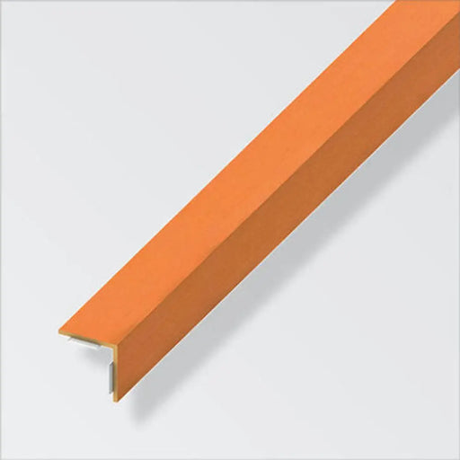 ЪГЛОВ ПРОФИЛ PVC САМОЗАЛЕПВАЩ 20X20 ММ 1 М ALFER ALUMINIUM