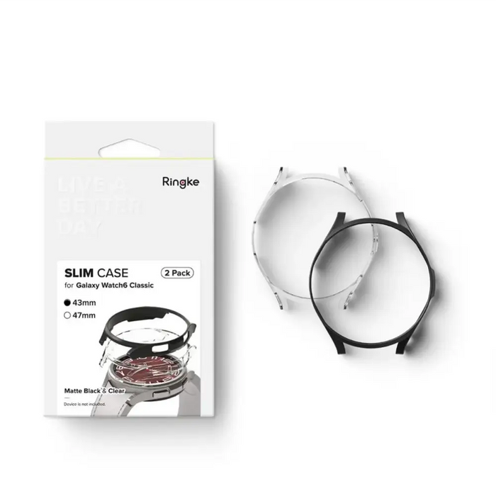 Тънък калъф Ringke от 2 комплекта за Samsung Galaxy Watch 6